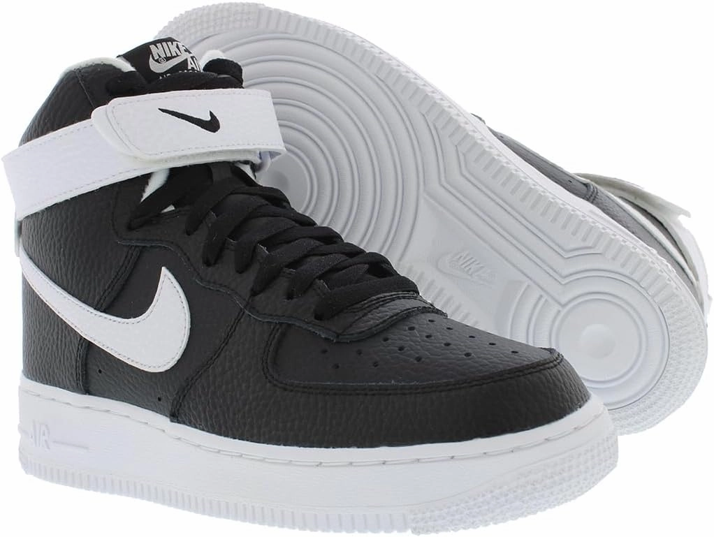 Nike Men's Air Force 1 High '07 Shoes (CT2303-002, Black/White) Nike Basketball Hyperdunk Shoes