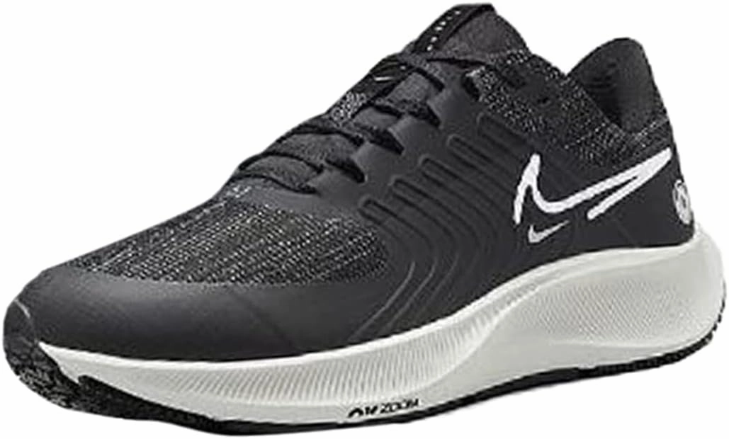 Nike Men's AIR Zoom Pegasus 38 Shield Shoes, Black/Platinum Tint, 10 Nike Free Golf Nn Golf Shoes