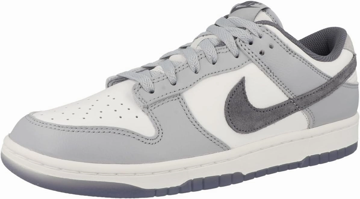 Old Nike Basketball Shoes Nike Men's Dunk Low Retro SE Sneakers, White/Light Carbon/Platinum, Size 15