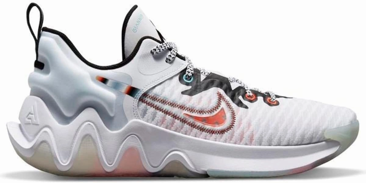 Nike Men's Giannis Immortality shoe, White/Clear-black, 9.5 Nike Zoom Basketball Shoes