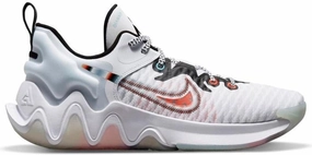 Nike Air Deion Sanders Shoes Nike Men's Giannis Immortality shoe, White/Clear-black, 9.5