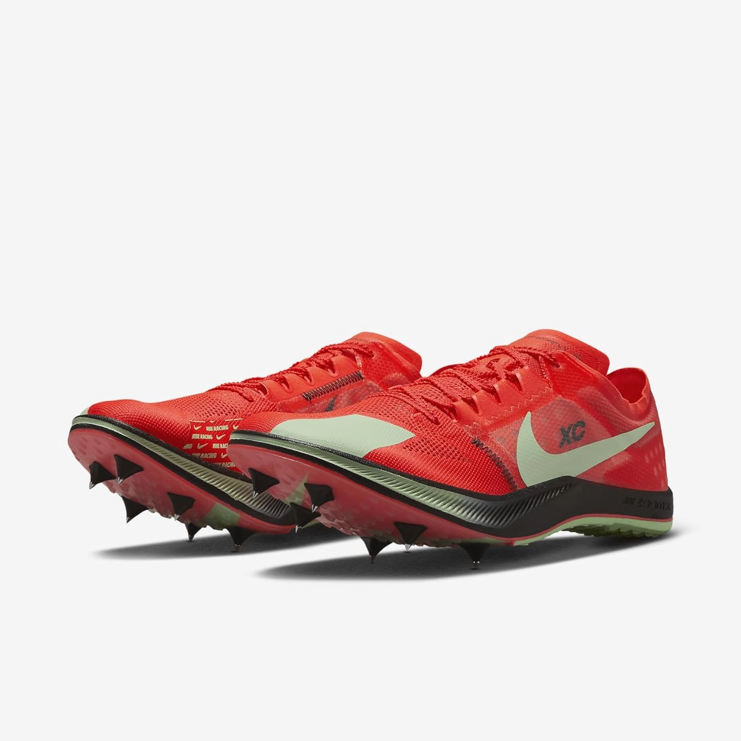 Nike Air Max Tn Shoes Nike Men's ZoomX Dragonfly XC Cross-Country Spikes, White/Orange/Black