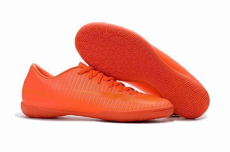 Nike Mercurial Victory VI IC Soccer Shoes Bright Crimson Hyper Orange Denim Nike Shoes