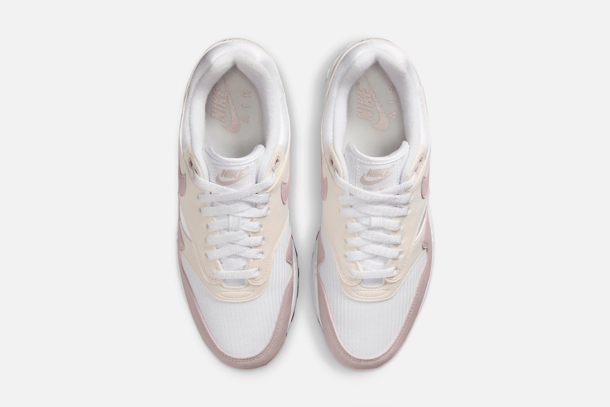 Nike Shoes With Straps Nike "Air Max 1" W - White / Platinum Violet / Phantom