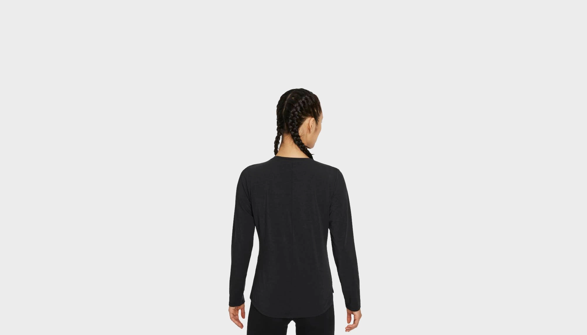 Nike "One Luxe Women's Standard Fit Long-Sleeve Top" W - Black Nike Elevate Basketball Shoes