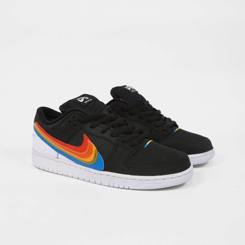 Nike SB - 'Polaroid' Dunk Low Pro Shoes (UK ONLY) - Black / White Nike Running High Top Shoes