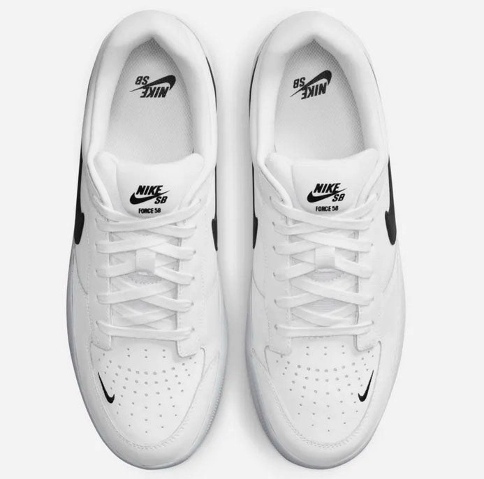 Best Nike Running Shoes Nike SB - Force 58 Premium Shoes | White Black