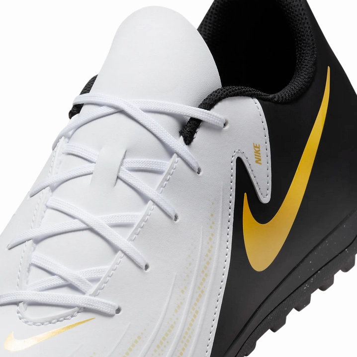 Nike Gym Shoes Nike scarpa da calcetto da uomo Phantom GX 2 Club TF FJ2587-100 bianco-nero-oro