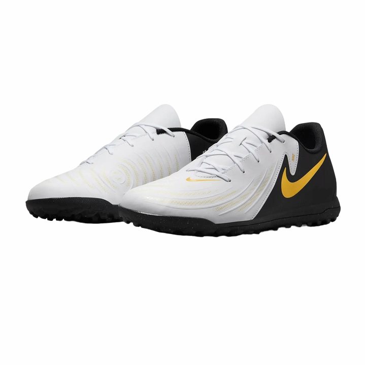 Kd Shoes Nike Nike scarpa da calcetto da uomo Phantom GX 2 Club TF FJ2587-100 bianco-nero-oro