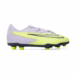 Nike scarpa da calcio da bambino e ragazzo Phantom GX Club FG/MG DD9564 704 giallo ghiaccio Nike Velcro Shoes