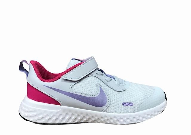 Nike scarpa da ginnastica da bambina Revolution 5 PSV BQ5672 018 grigio-viola Nike Everyday Shoes