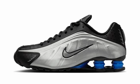 Nike Shox R4 Metallic Silver Black Racer Blue Nike Ronaldo Shoes
