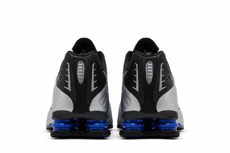 Nike Shox R4 Metallic Silver Black Racer Blue Astros Nike Shoes