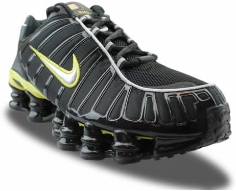 Nike Shox TL Men's Shoes (CN0151-002, Black/Dynamic Yellow/Metallic Silver) Gd Shoes Nike