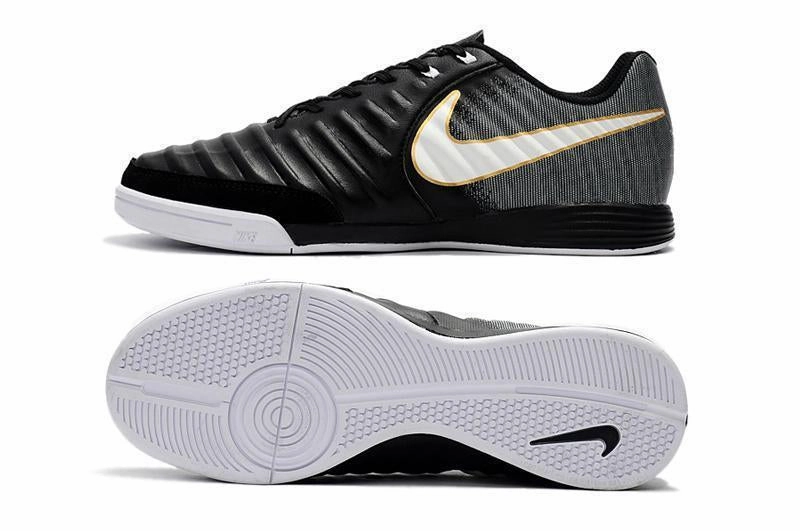 Create Custom Nike Shoes Nike TiempoX Ligera IV IC Indoor Soccer Shoes CY0037 Black/White/Black