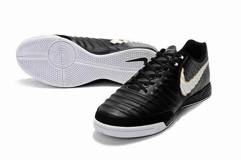 Nike Shoes Zoom Running Nike TiempoX Ligera IV IC Indoor Soccer Shoes CY0037 Black/White/Black