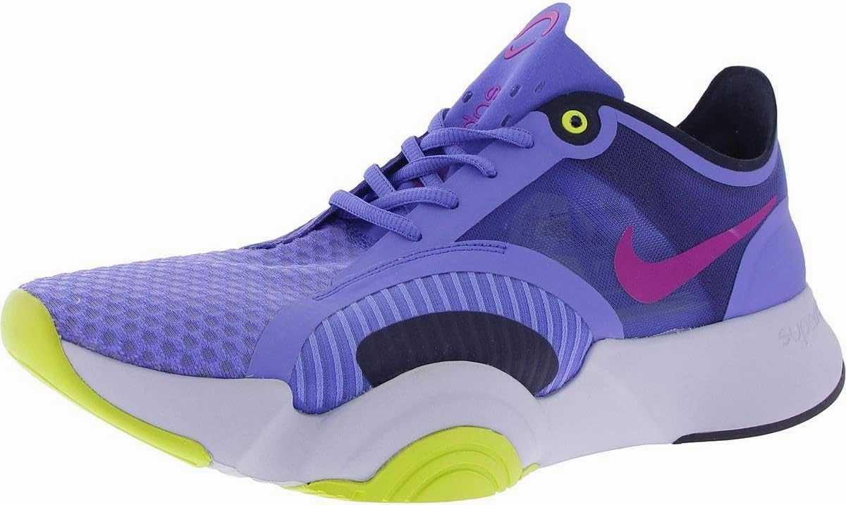 Nike Marathon Running Shoes Nike Womens SuperRep Go Fitness Athletic and Training Shoes Blue 11 Medium (B,M)