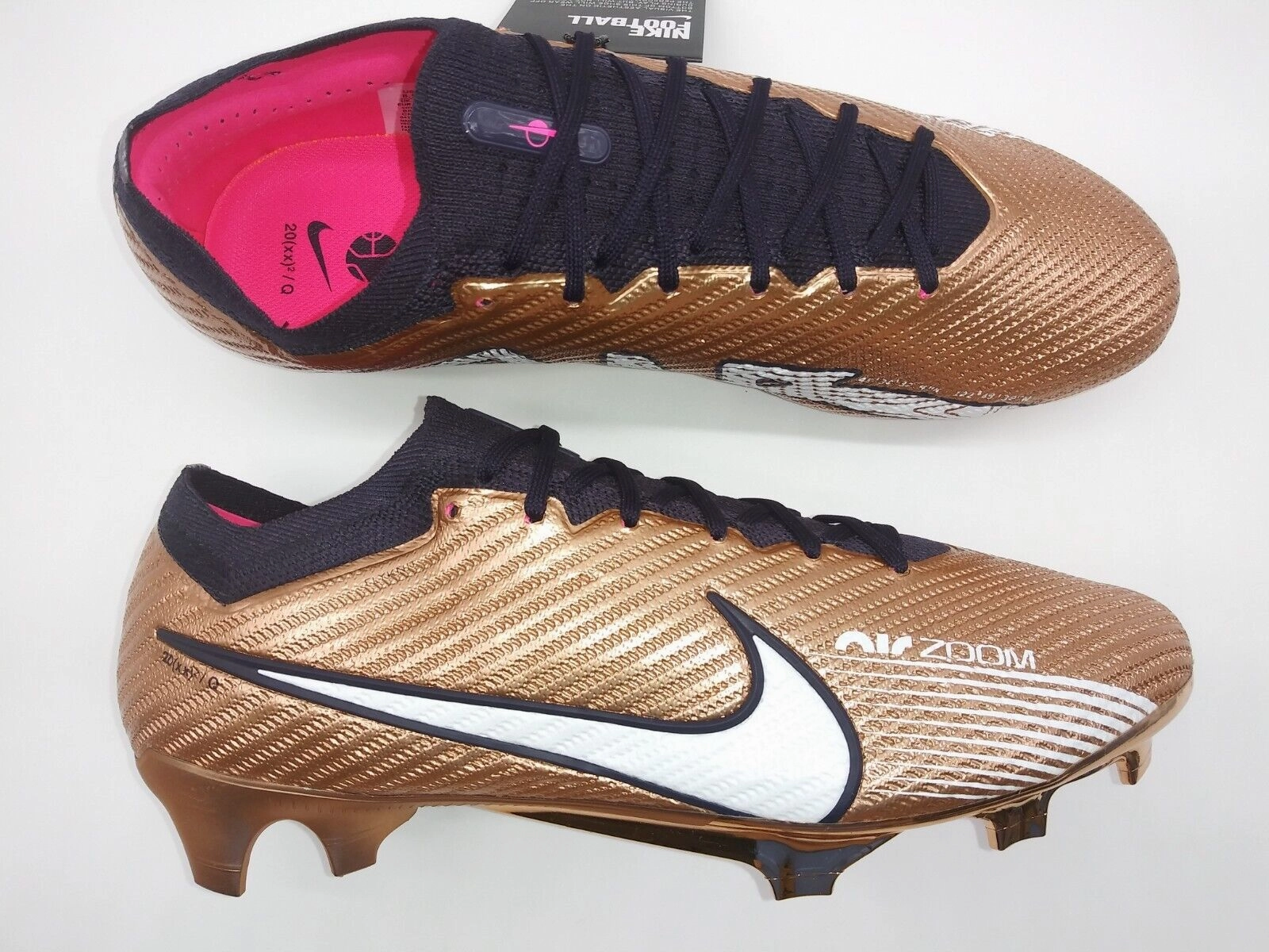 Nike Zoom Mercurial Vapor 15 Elite FG Metallic Copper Cheapest Nike Shoes