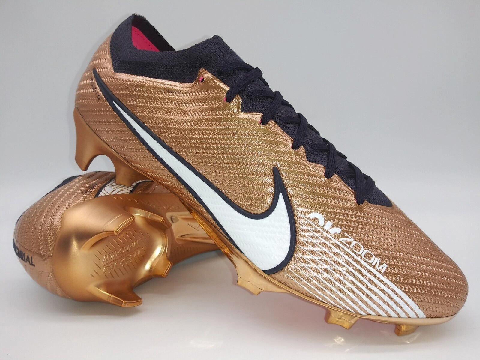 Nike Zoom Mercurial Vapor 15 Elite FG Metallic Copper Nike High Top Basketball Shoes