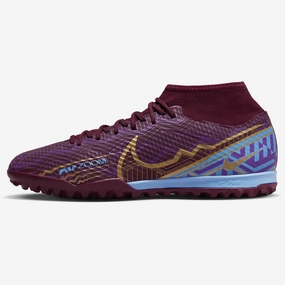 Nike Zoom Superfly 9 Academy KM Turf - Dark Beetroot-Gold Nike Iron Man Shoes
