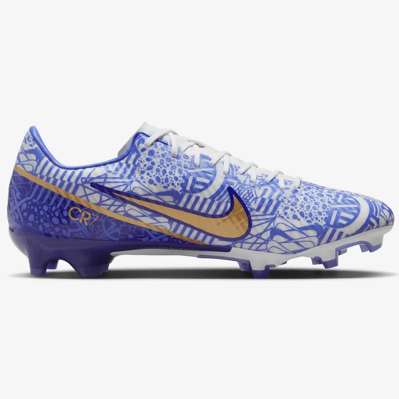 Nike Zoom Lebron Basketball Shoes Nike Zoom Vapor 15 Academy CR7 FG/MG - White-Metallic Copper