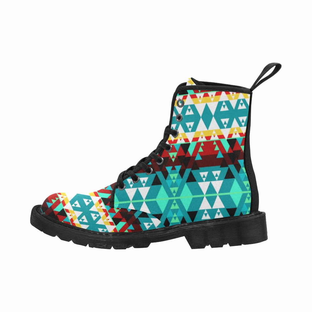 Writing on Stone Wheel Boots for Women (Black) Matt Stell Breakin' In Boots