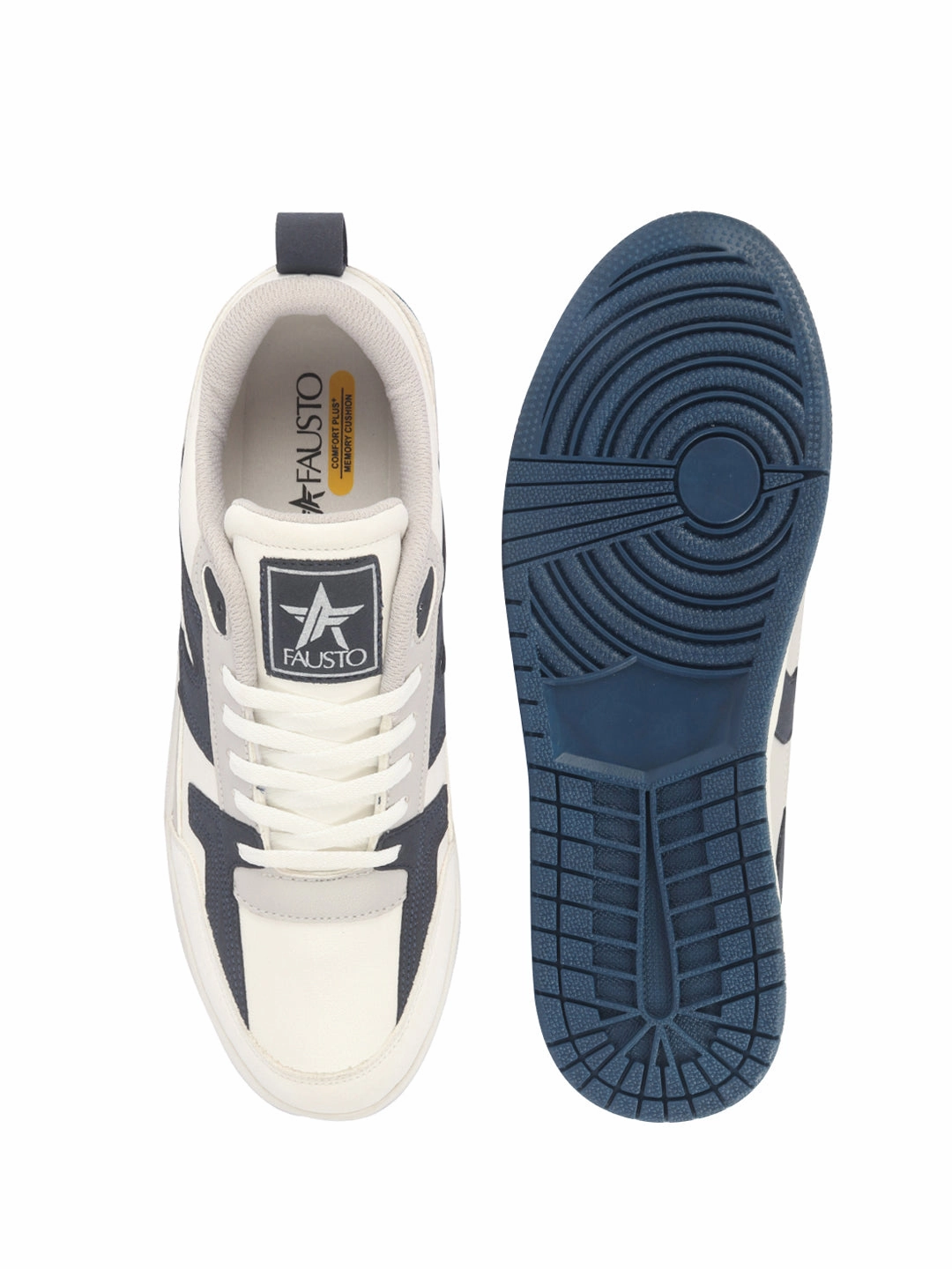 Starter Sneakers Men Colorblocked Lace-Up Sneakers Classic Casual Shoe Soft Cushioned Insole Low Top Sneaker Shoes