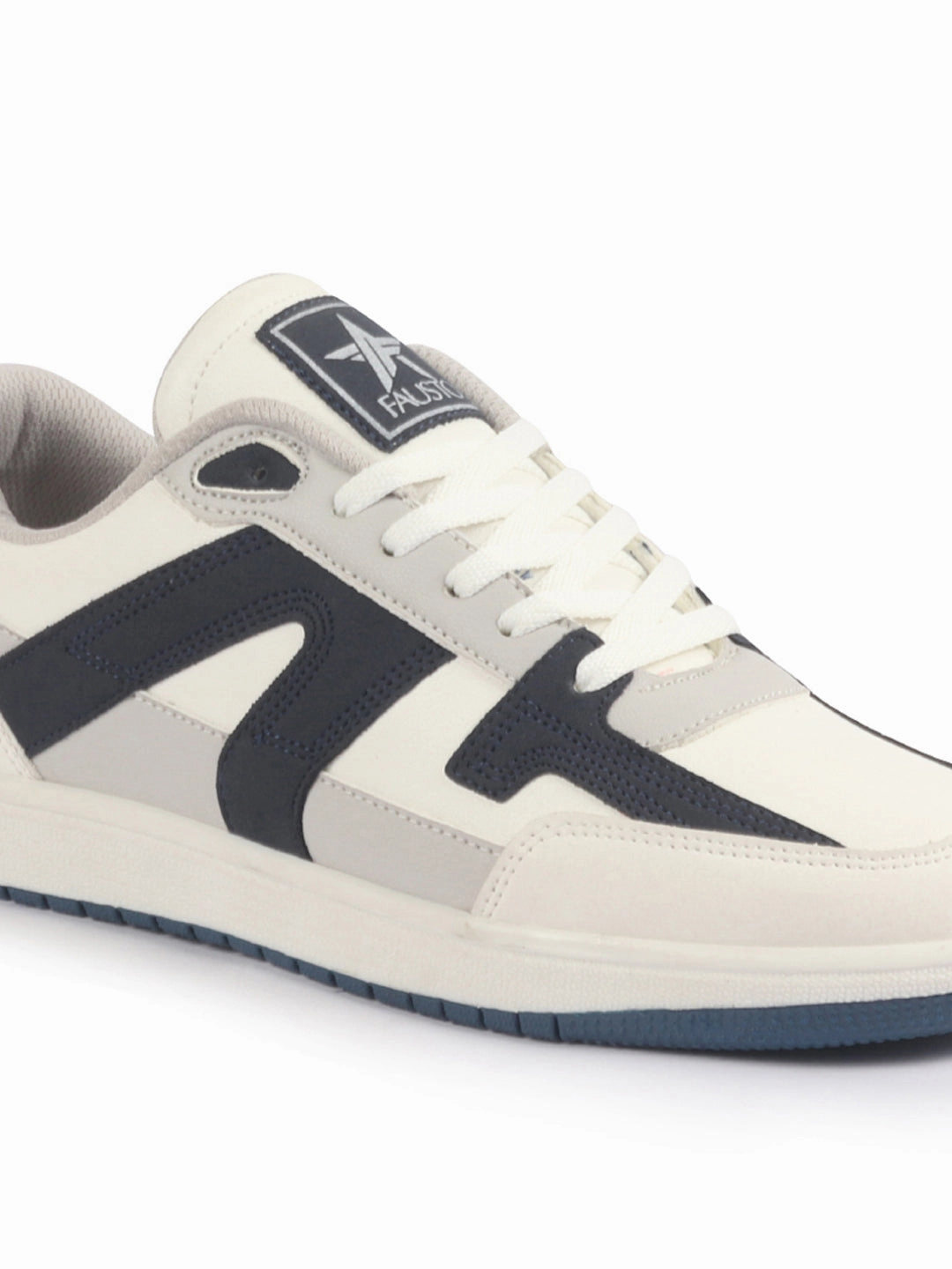 Men Colorblocked Lace-Up Sneakers Classic Casual Shoe Soft Cushioned Insole Low Top Sneaker Shoes Split Toe Sneakers