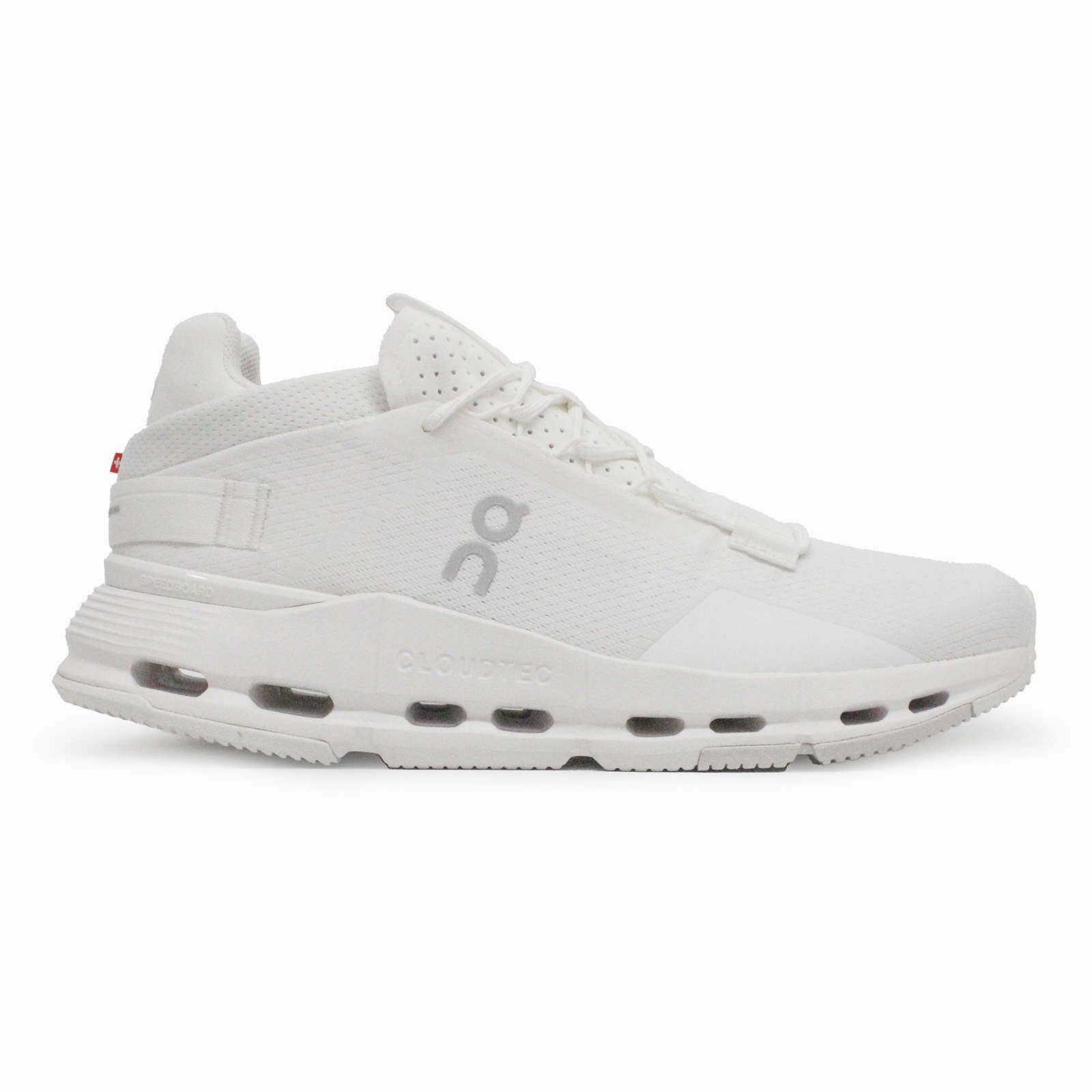 On Cloudnova 2 Textile Synthetic Men's All White Fashion Trainers - UK 9 - US 9.5 Men - EU 43 Shoes Running On