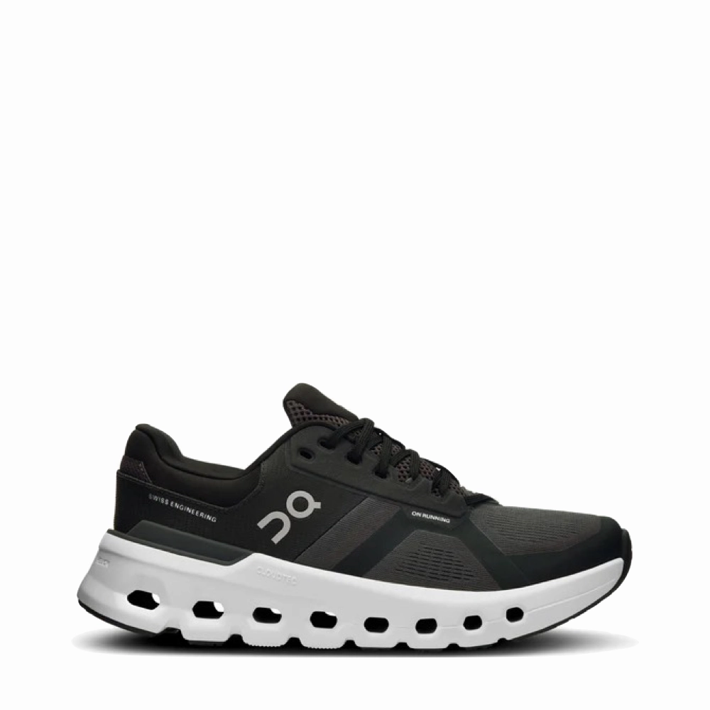 On Women's Cloudrunner 2 WIDE Width Sneaker in Eclipse/Black Rad Running Shoes