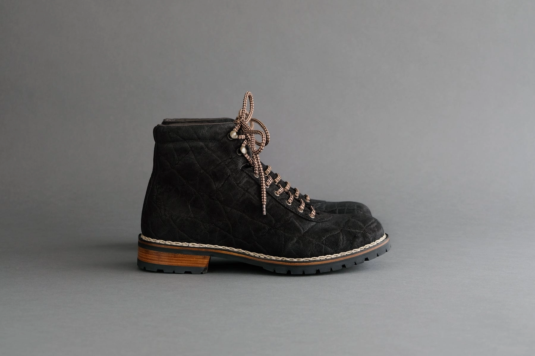 OneFiveFour.Karl Hiking Boots from Elephant Leather Denali Hiking Shoes