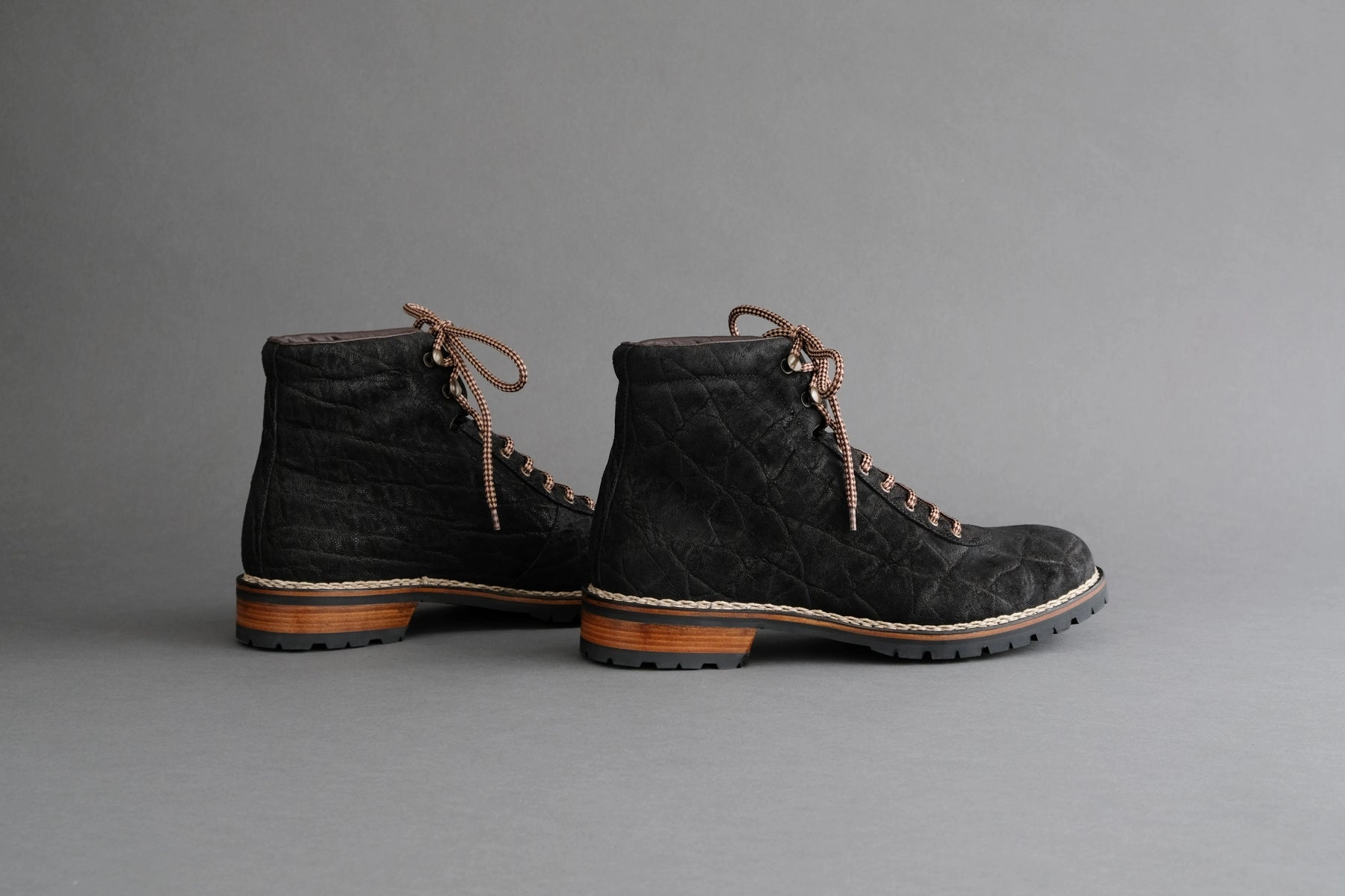 OneFiveFour.Karl Hiking Boots from Elephant Leather Hiking Shoes Vs Trail Runners