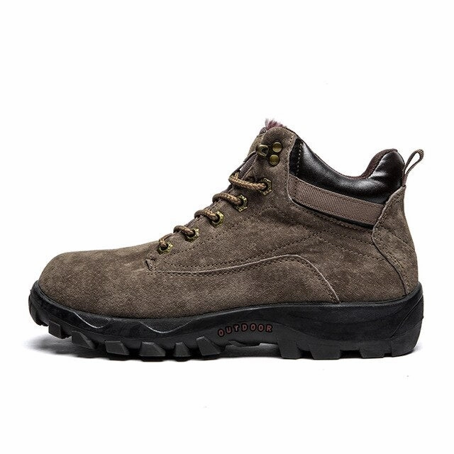 Onke Leather Winter Walking Shoes Cold Weather Hiking Shoes