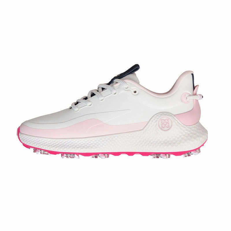 Golf Shoes Wide GFORE MG4  O2 G/LOCK Women's Spiked Shoes (Snow/Blush)