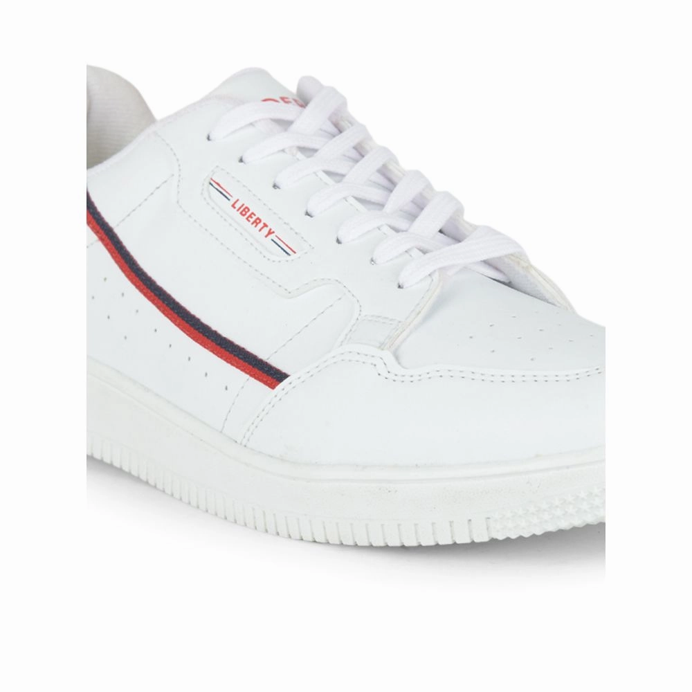 Gliders White Lacing Sneakers For Men SNK-701 By Liberty Scoot Henderson Sneakers