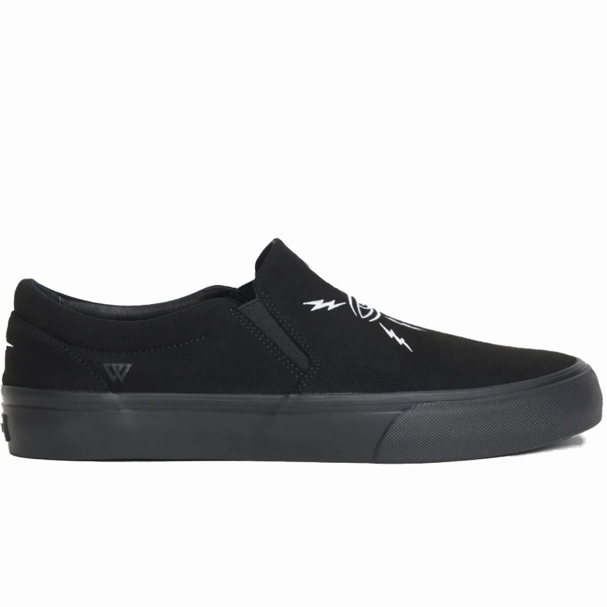 WARSAW Stranger VEGAN Slip-on | Black/Black Ed Templeton Design Your Own Skate Shoes