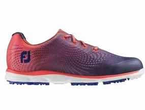 New Women's Footjoy emPower Golf Shoes in Navy/Papaya Size 7 MSP$120 Classic Golf