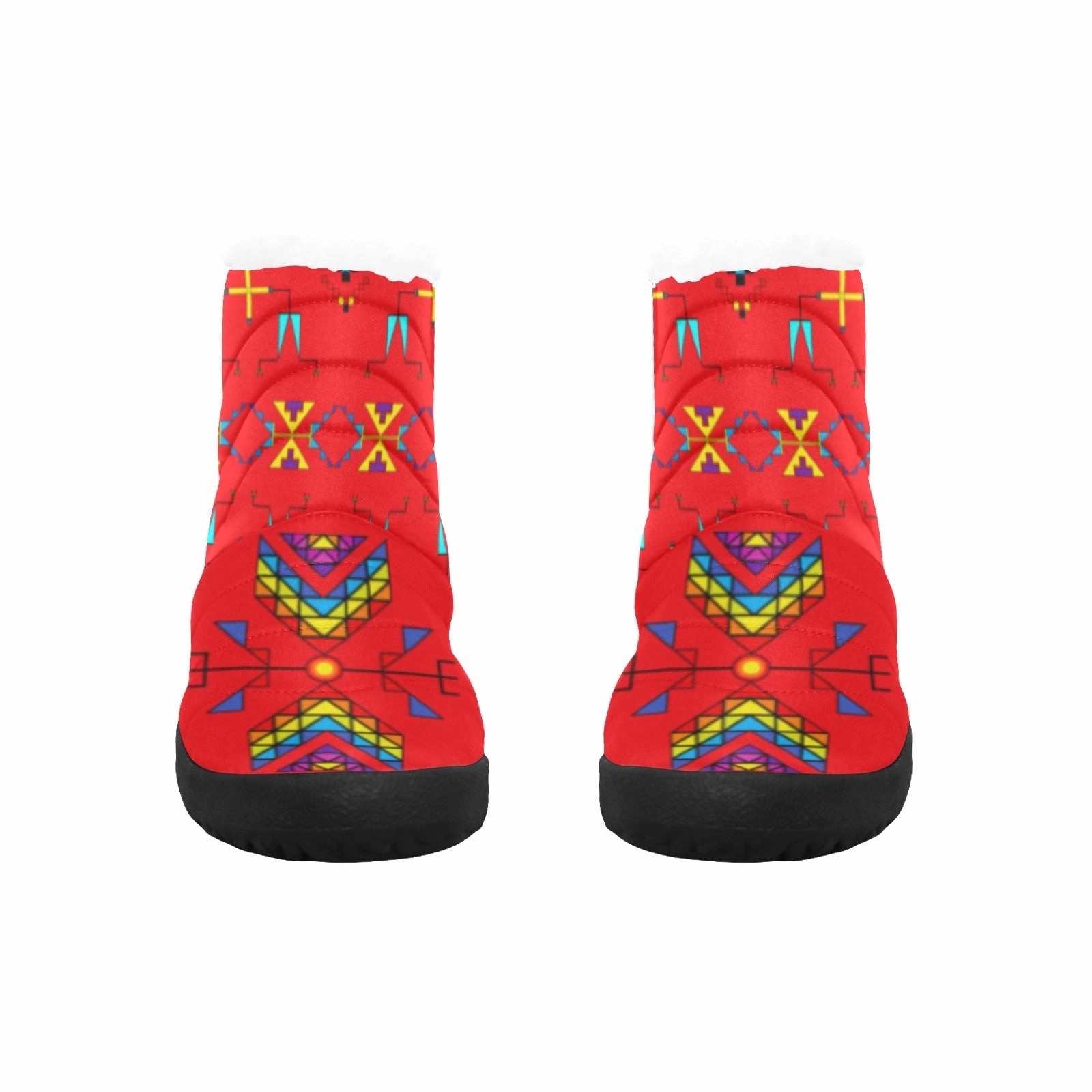 Rainy Chief Rainbow Red Men's Padded Winter Boot Evolv-rockstar-climbing-shoes