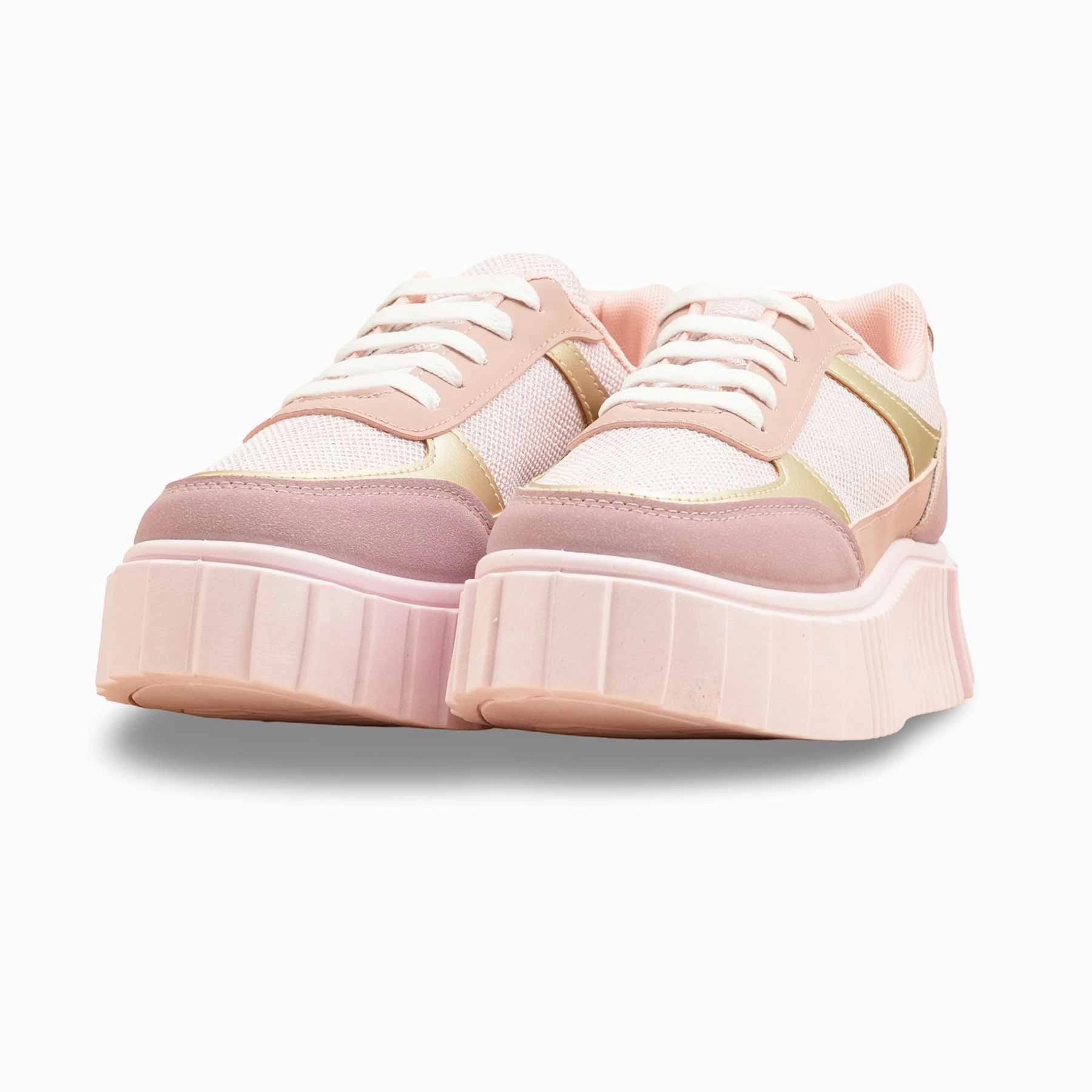 Peach Casual Sneaker For Ladies AT7491 Best Sneakers With Arch Support