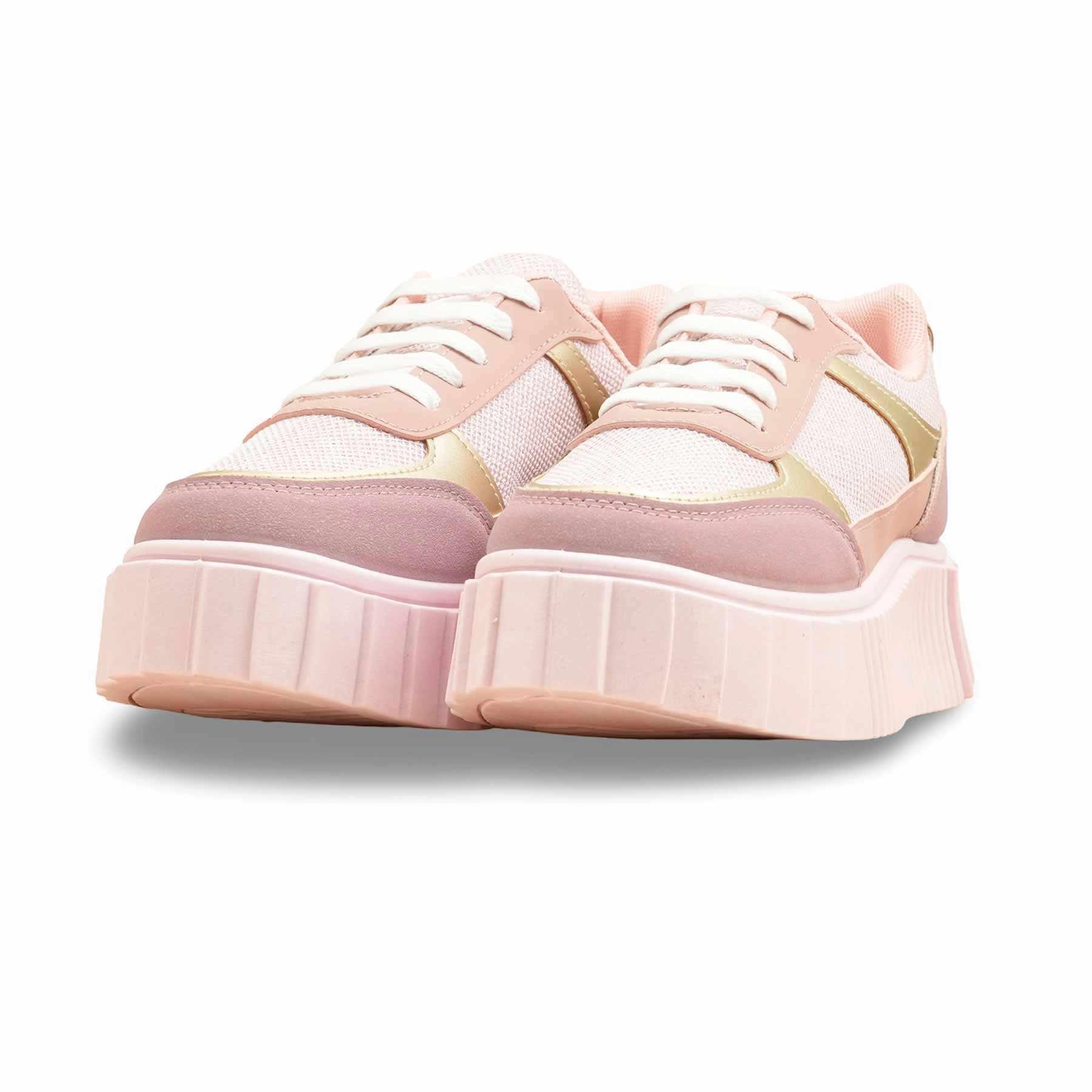 Peach Casual Sneaker For Ladies AT7491