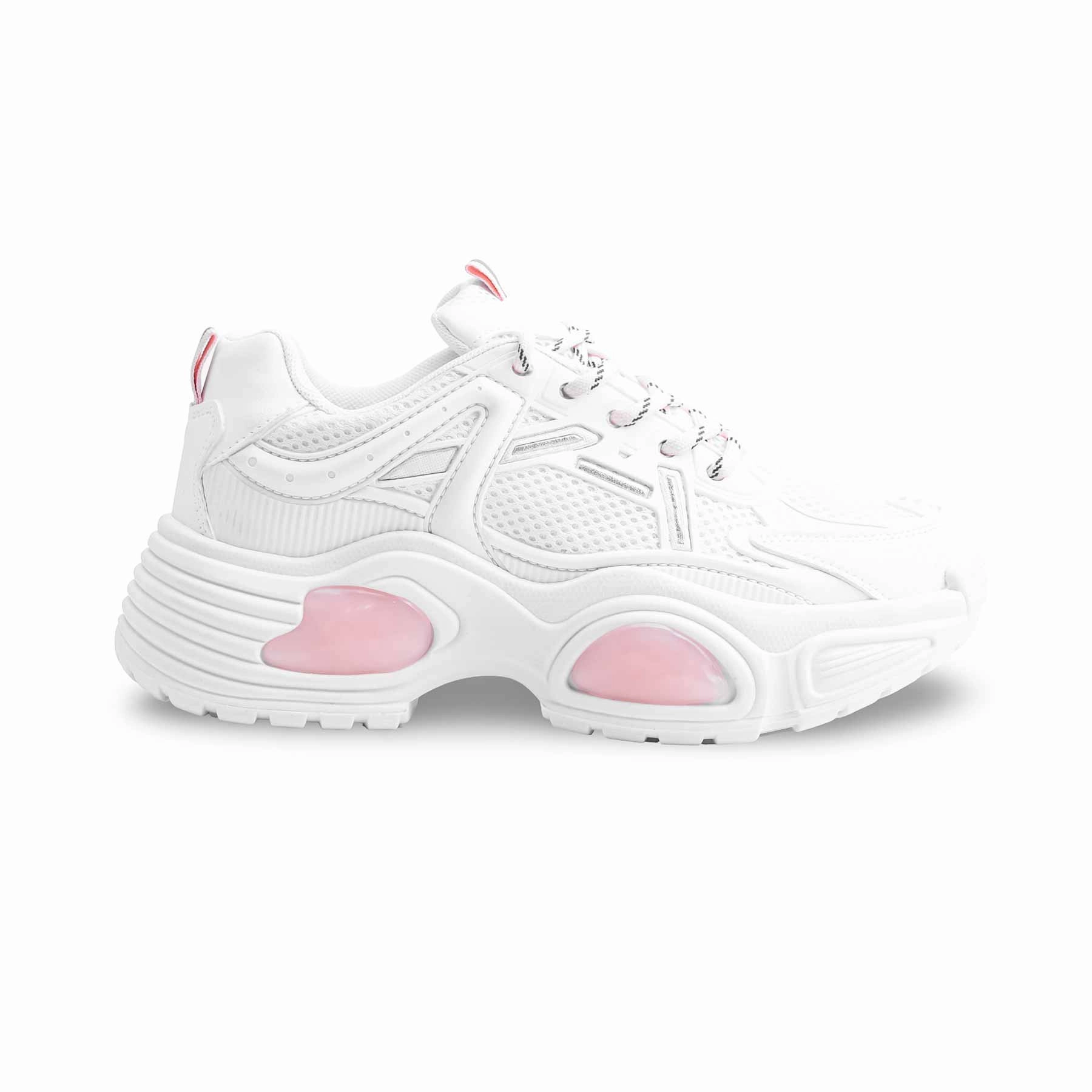 Peach Casual Women Sneaker AT7339 White Nursing Sneakers