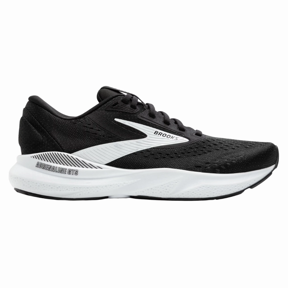 Brooks Adrenaline GTS 24 Black/White Running Shoe (Women's) Best Shop For Running Shoes