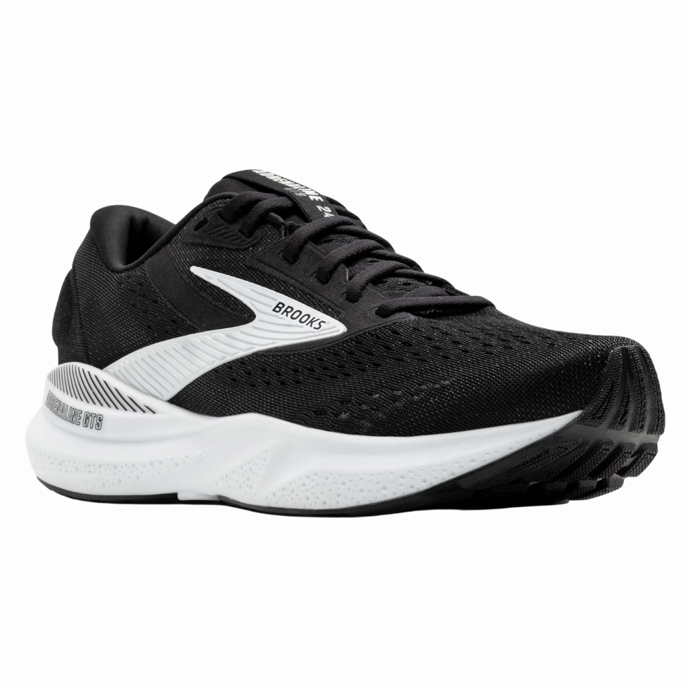 Brooks Adrenaline GTS 24 Black/White Running Shoe (Women's) Quick Running Shoes
