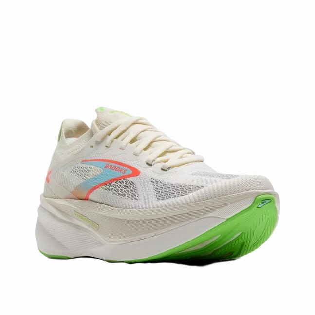 Best Running Walking Shoes Brooks Hyperion Max Women' Running Shoes Coconut Green Gecko Pink Clay