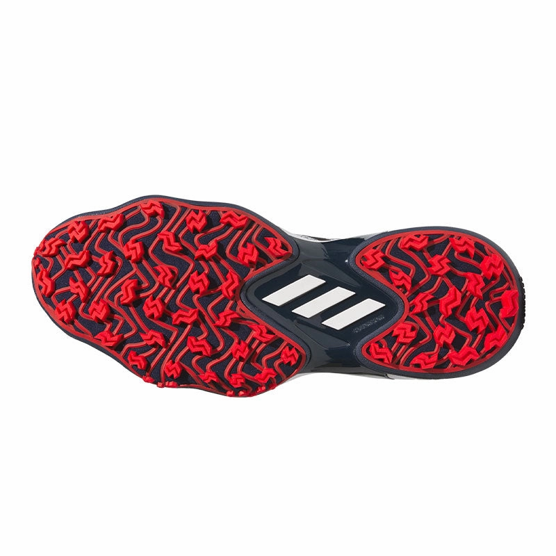 Comfortable Work Shoes Waterproof ADIDAS CodeChaos 25 Men's Spikeless Shoes (Navy/White/Red)