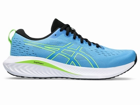 Asics Running Shoes Logo Men's Asics Gel-Excite 10, Waterscape/Electric Lime, 9.5 D Medium