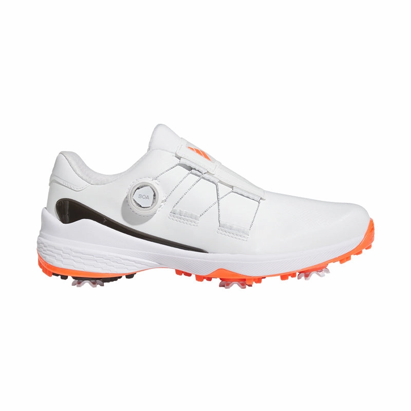 ADIDAS ZG23 BOA Men's Spiked Shoes (White/Black/Red) Grandprø Crossover Waterproof Golf Shoes