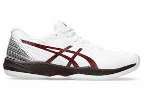 Men's Asics Solution Swift FlyteFoam, White/Antique Red, 9.5 D Medium Asics Running Shoes Gel Kayano 25