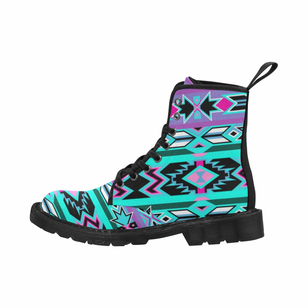 Folded Over Knee High Boots Northeast Journey Boots for Women (Black)