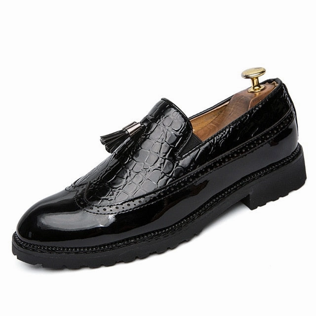 Scotchgard Shoes Waterproof Men Dress Shoes Men Driving Shoes Business Wedding Shoes Male Slip On Formal Shoes Pointed Toe Moccasins Loafers Leather Oxfords